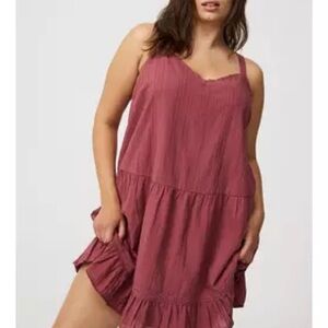 Torrid Pink Sleeveless Dress